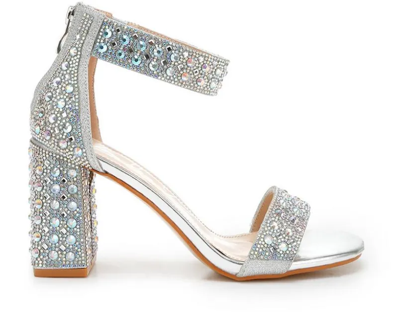 Sandals>London Rag Women's Cady Rhinestones Dress Sandals