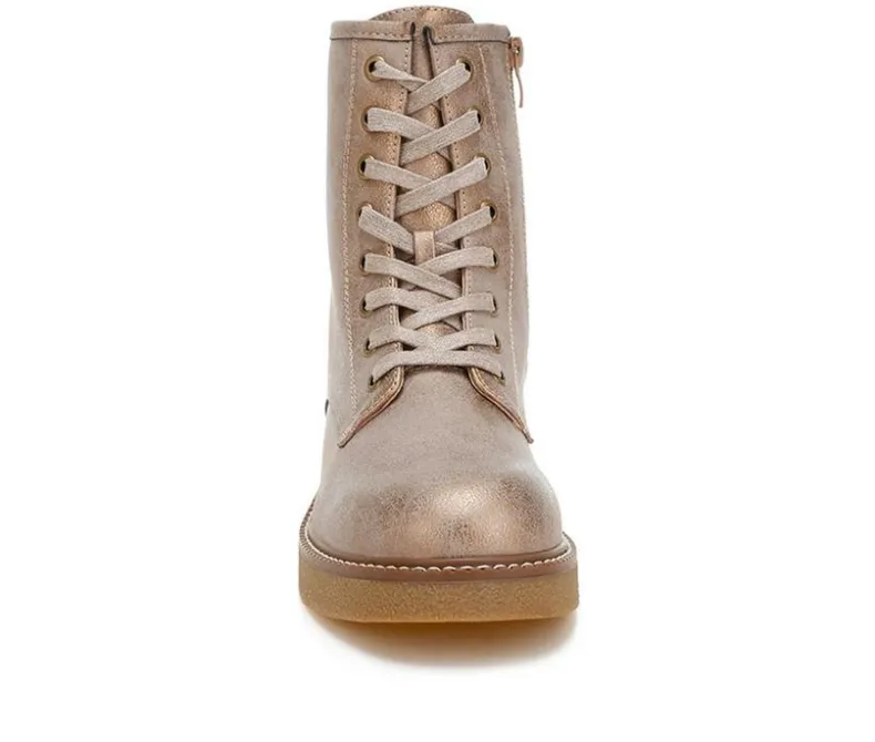 Lace Up>London Rag Women's Clover Combat Booties
