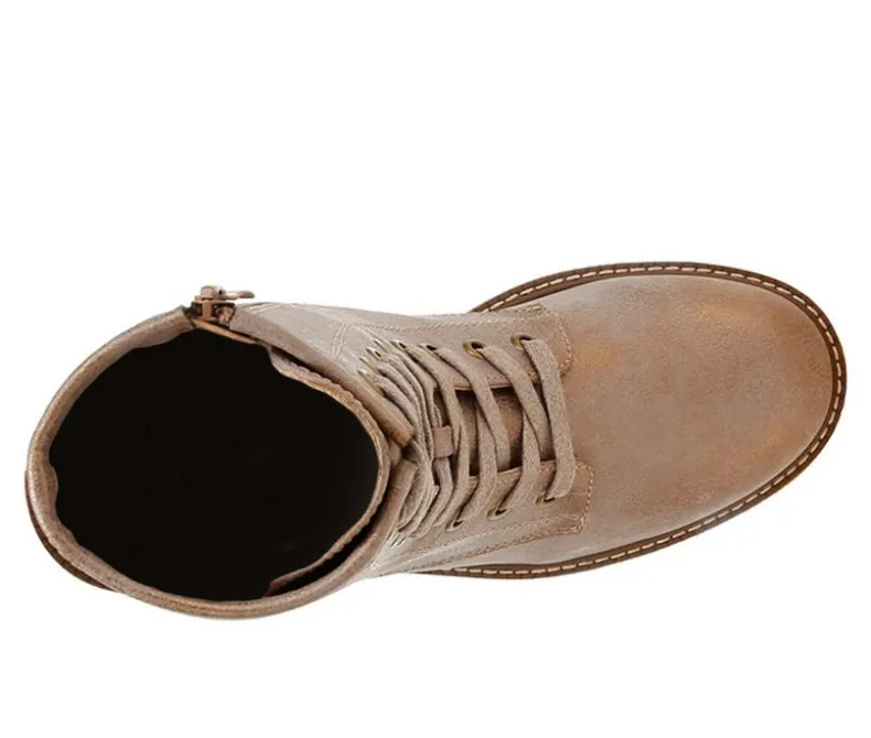 Lace Up>London Rag Women's Clover Combat Booties