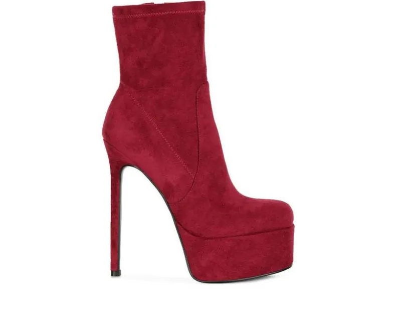 Dress>London Rag Women's Clubbing Platform Stiletto Booties