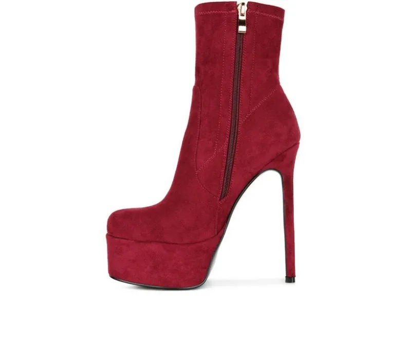 Dress>London Rag Women's Clubbing Platform Stiletto Booties