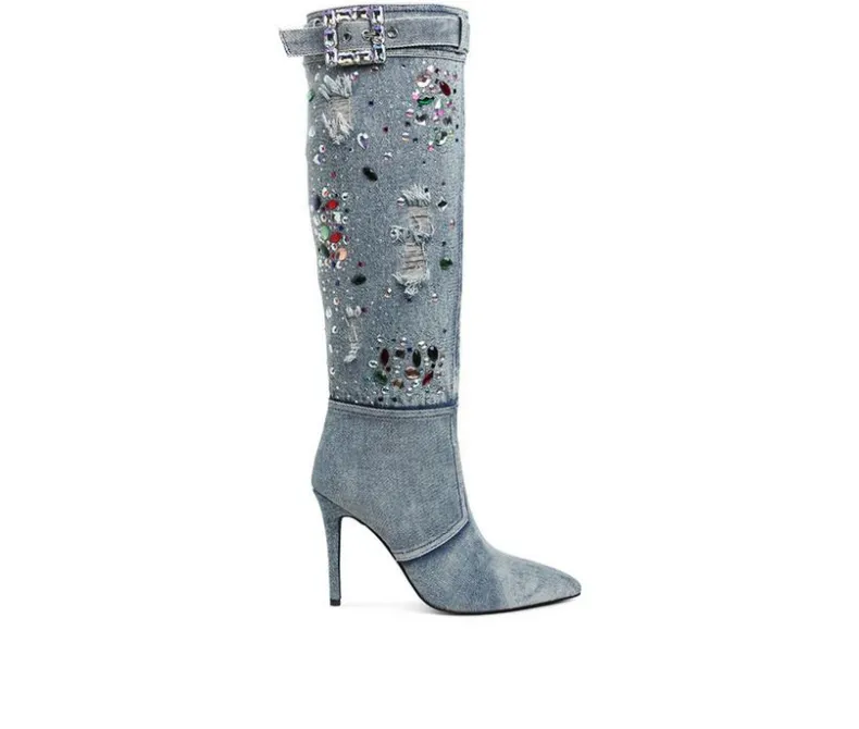 Tall>London Rag Women's Cornik Knee High Boots