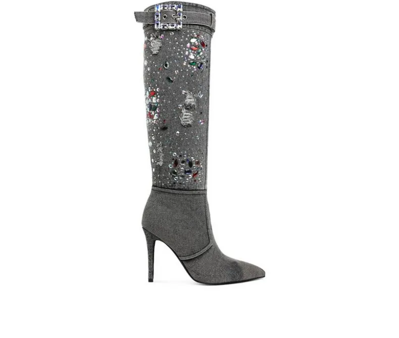 Tall>London Rag Women's Cornik Knee High Boots