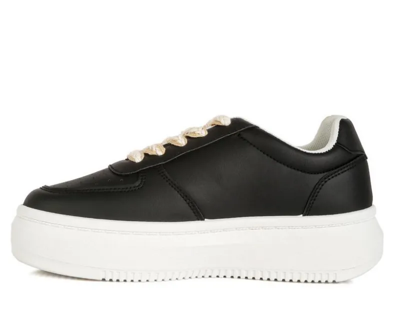 Platform>London Rag Women's Cross Stitch Platform Sneakers