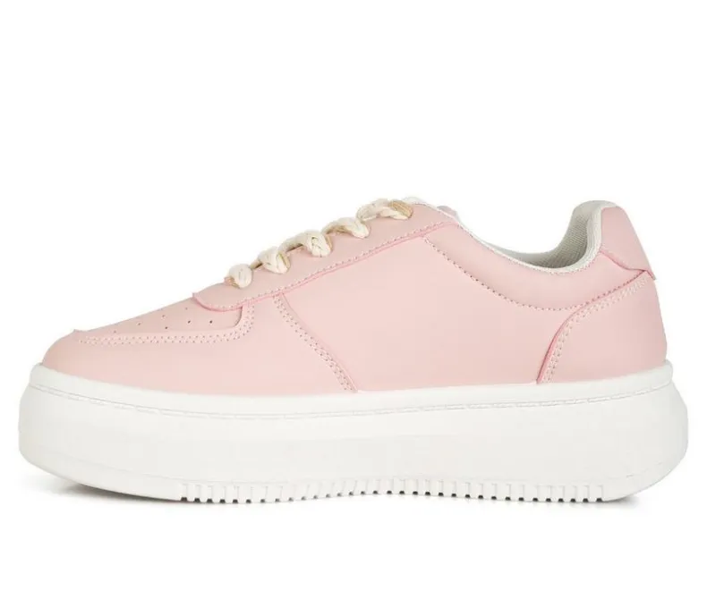Platform>London Rag Women's Cross Stitch Platform Sneakers