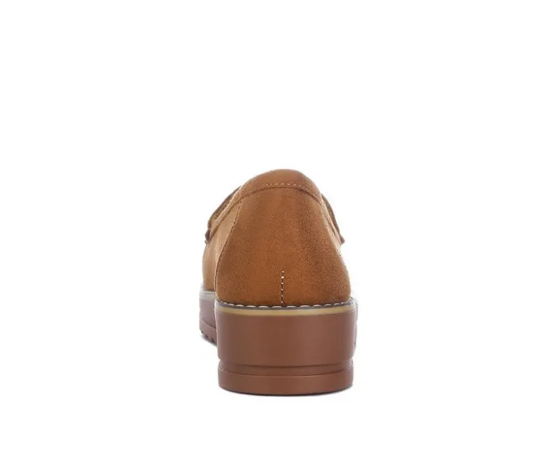 Loafers & Oxfords>London Rag Women's Daiki Wedge Loafers