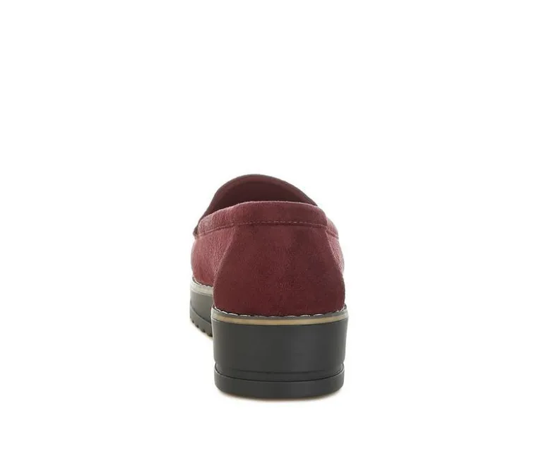 Loafers & Oxfords>London Rag Women's Daiki Wedge Loafers