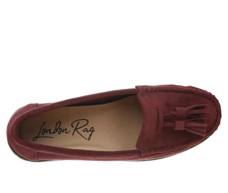 Loafers & Oxfords>London Rag Women's Daiki Wedge Loafers