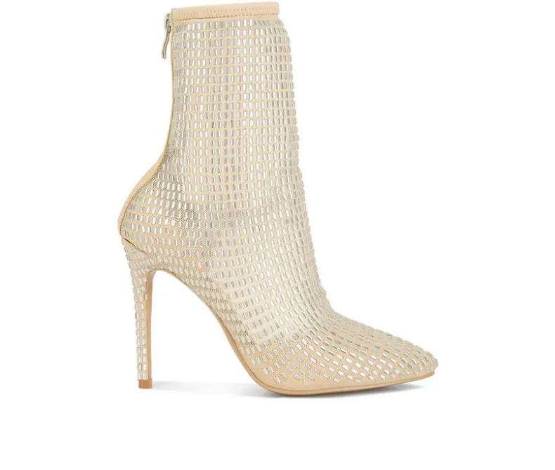 Dress>London Rag Women's Fortunate Stiletto Booties