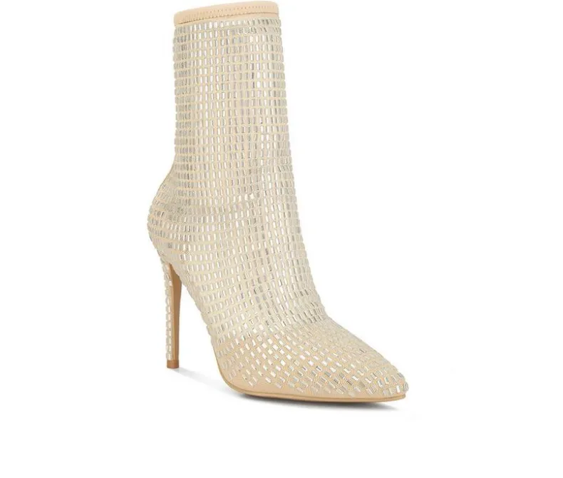 Dress>London Rag Women's Fortunate Stiletto Booties