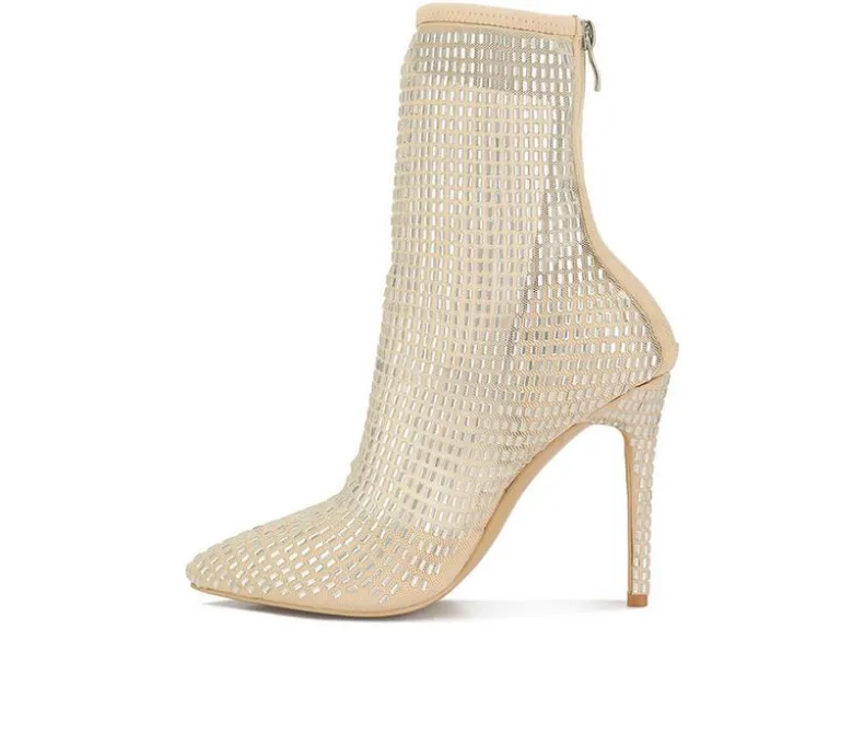 Dress>London Rag Women's Fortunate Stiletto Booties