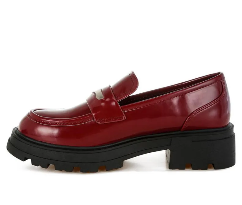 Loafers & Oxfords>London Rag Women's Gleam Stride Loafers