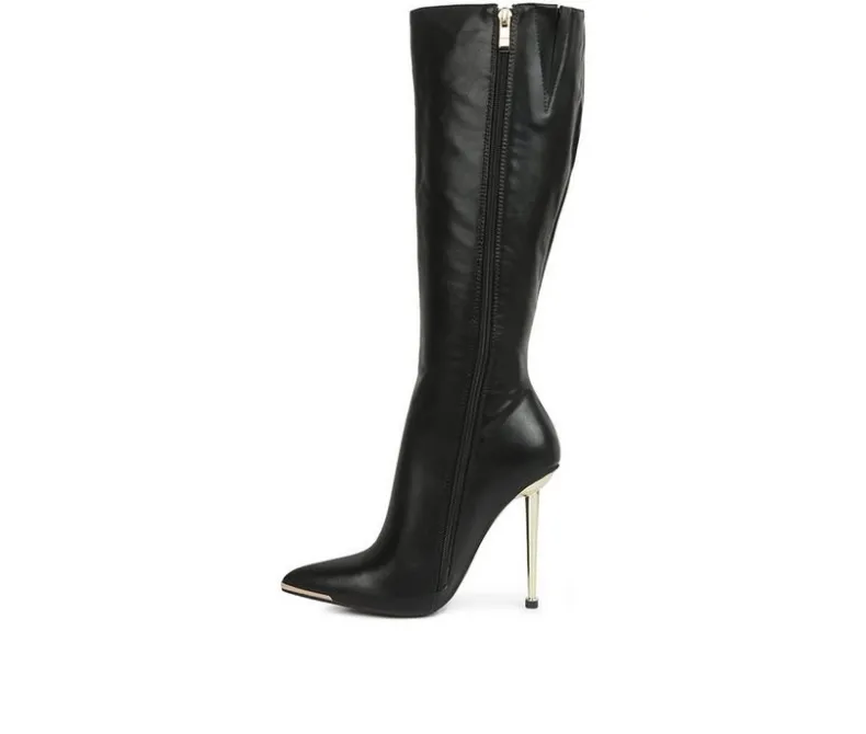 Tall|Dress>London Rag Women's Hale Knee High Stiletto Boots
