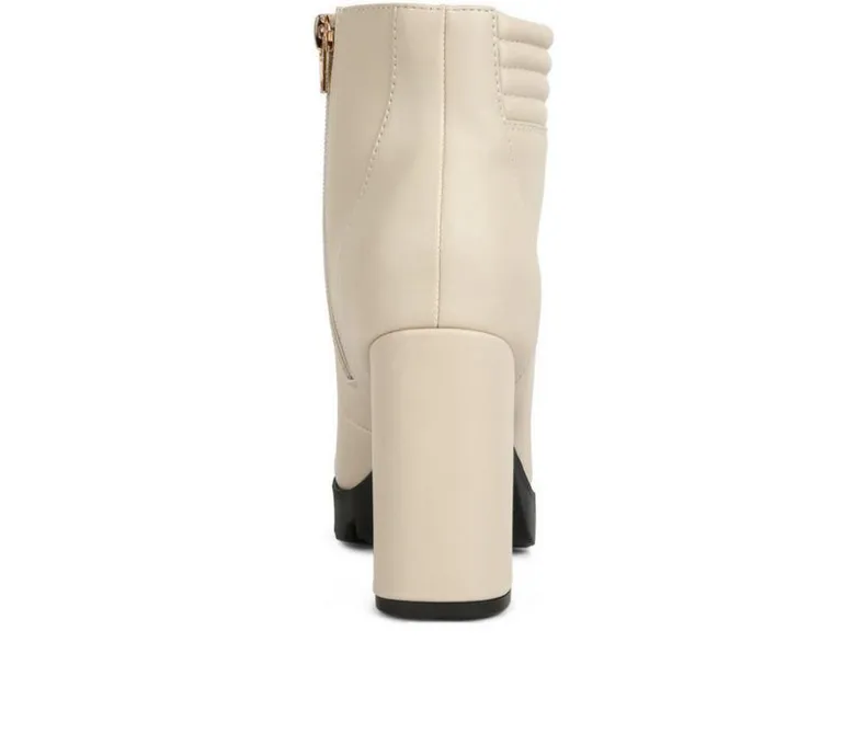 Lace Up|Dress>London Rag Women's Hamiltons Platform Heeled Combat Boots