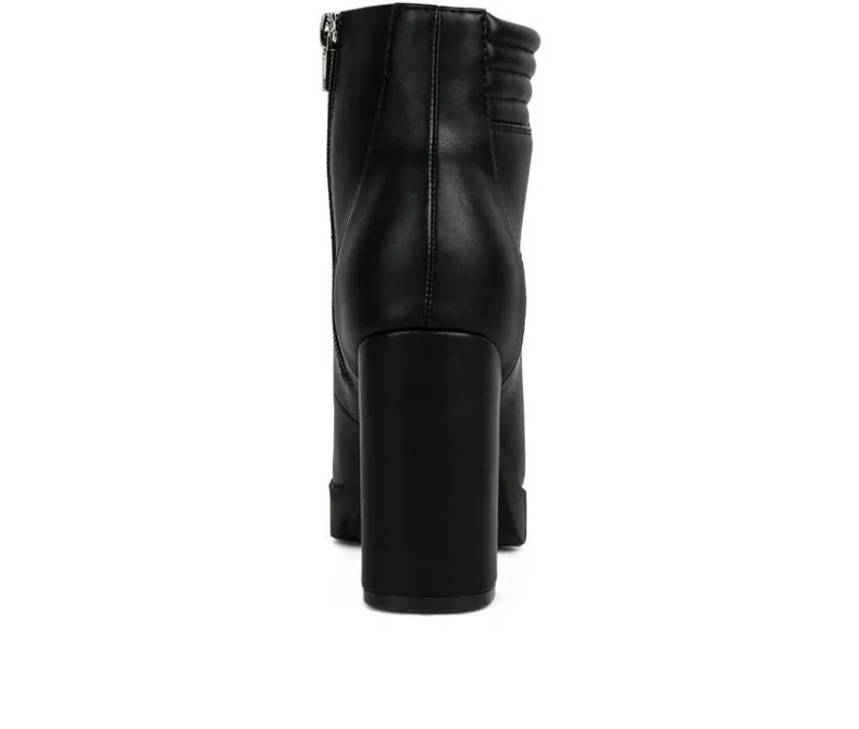 Lace Up|Dress>London Rag Women's Hamiltons Platform Heeled Combat Boots