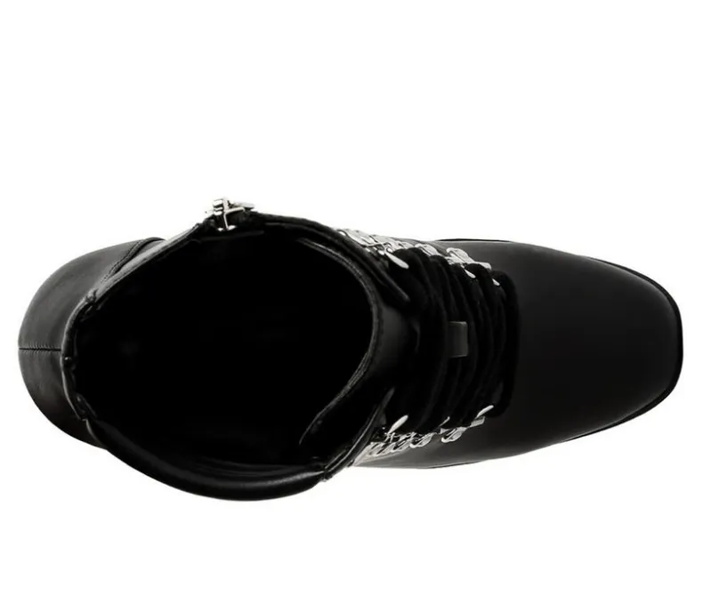 Lace Up|Dress>London Rag Women's Hamiltons Platform Heeled Combat Boots