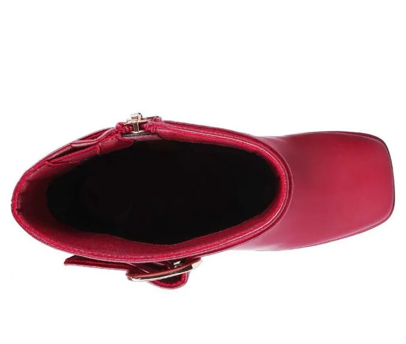 Dress>London Rag Women's Hot Cocoa Platform Heeled Booties