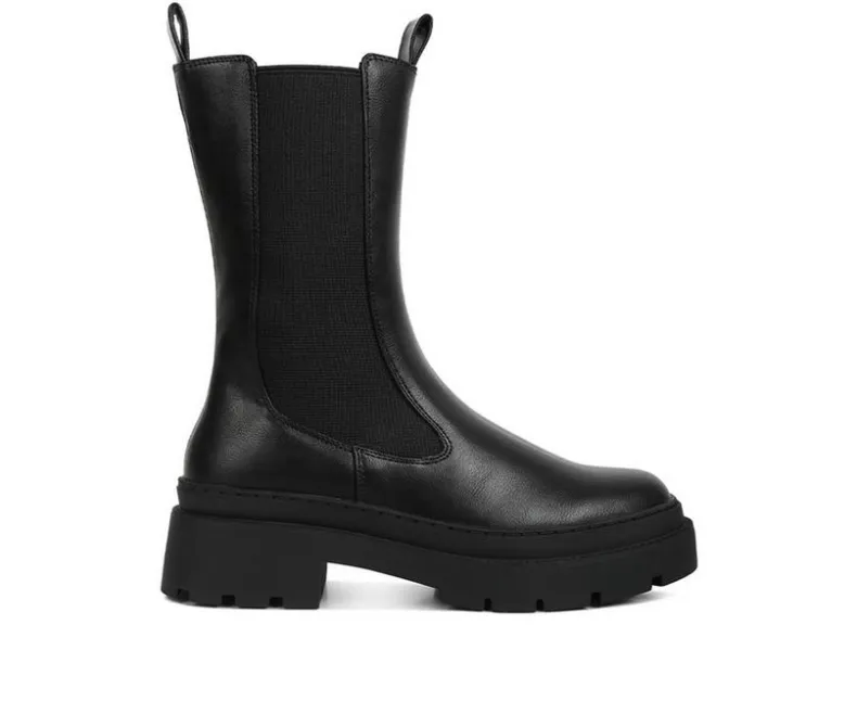 Chelsea>London Rag Women's Jolt Mid Calf Chelsea Boots