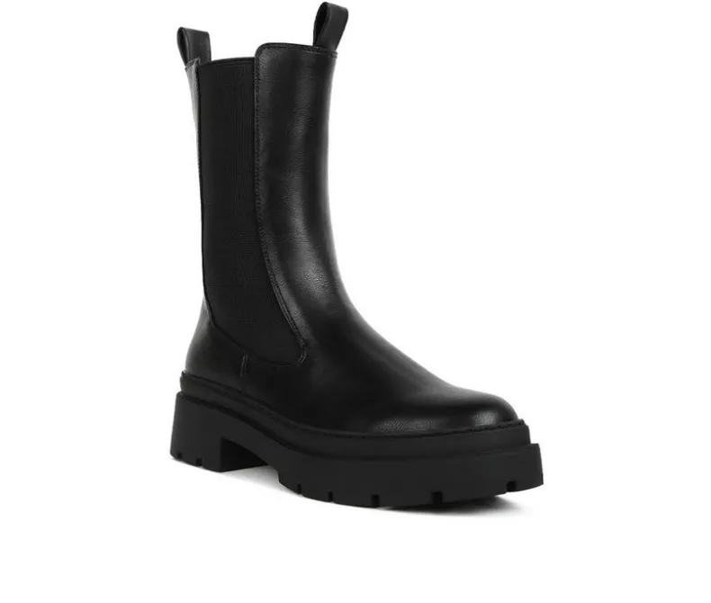 Chelsea>London Rag Women's Jolt Mid Calf Chelsea Boots