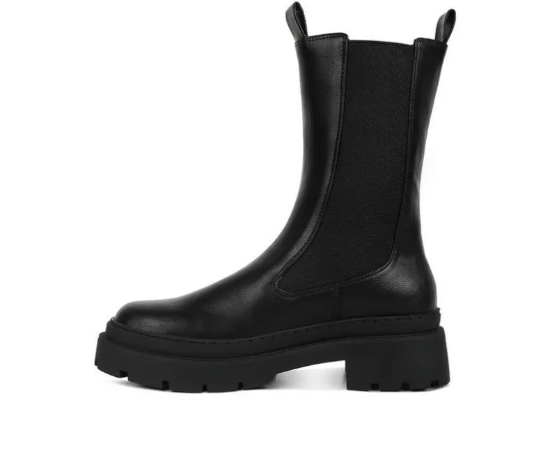 Chelsea>London Rag Women's Jolt Mid Calf Chelsea Boots