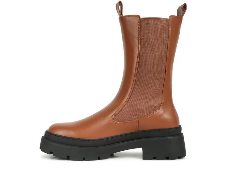 Chelsea>London Rag Women's Jolt Mid Calf Chelsea Boots