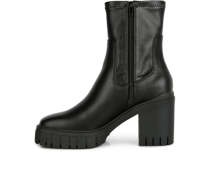 Dress>London Rag Women's Kokum Platform Heeled Booties