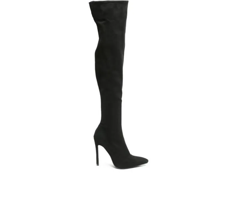 Dress>London Rag Women's Madman Knee High Stiletto Boots