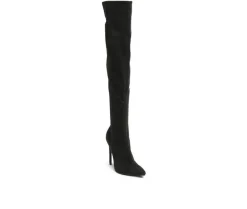 Dress>London Rag Women's Madman Knee High Stiletto Boots