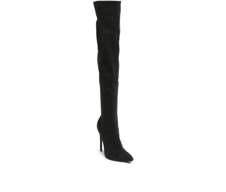 Dress>London Rag Women's Madman Knee High Stiletto Boots