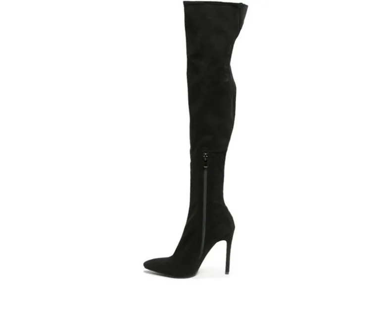 Dress>London Rag Women's Madman Knee High Stiletto Boots