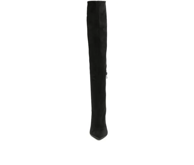 Dress>London Rag Women's Madman Knee High Stiletto Boots