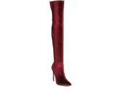 Dress>London Rag Women's Madman Knee High Stiletto Boots