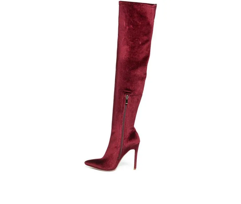 Dress>London Rag Women's Madman Knee High Stiletto Boots