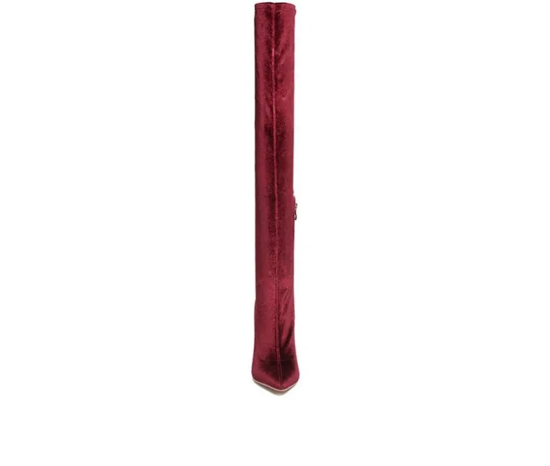 Dress>London Rag Women's Madman Knee High Stiletto Boots