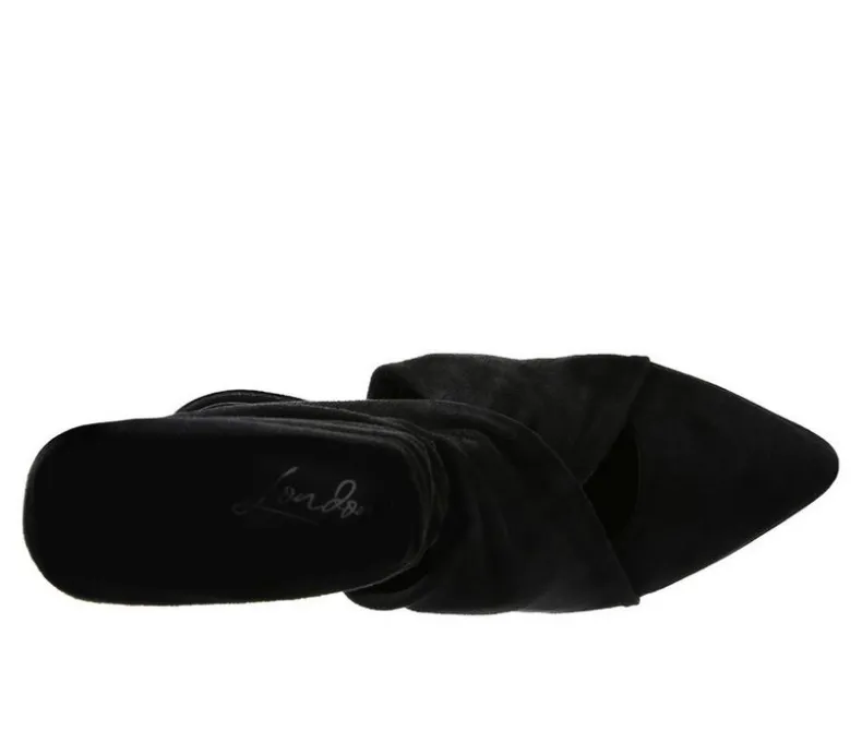 Clogs & Mules>London Rag Women's Mama Fav Block Heel Mules