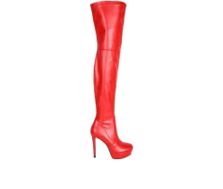 Dress>London Rag Women's Marvelettes Over The Knee Stiletto Boots