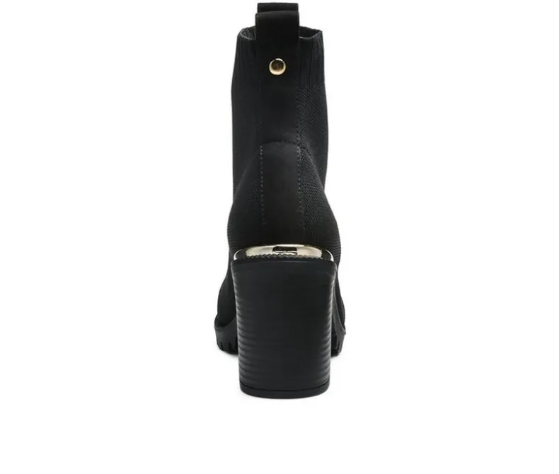 Dress>London Rag Women's Medusa Block Heel Booties