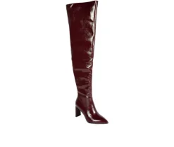 Dress>London Rag Women's Minkles Over The Knee Heeled Boots