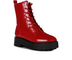 Lace Up>London Rag Women's Molsh Lace Up Booties