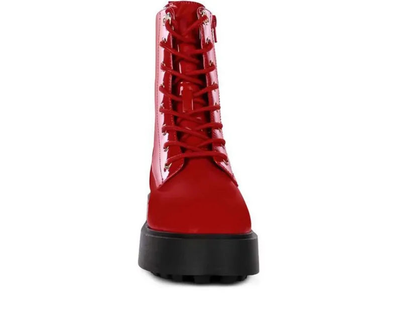 Lace Up>London Rag Women's Molsh Lace Up Booties