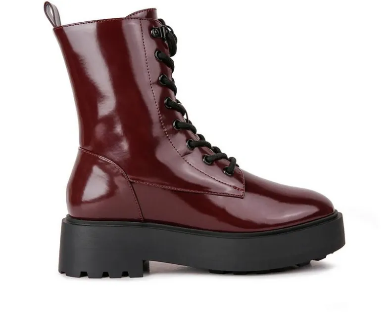 Lace Up>London Rag Women's Molsh Lace Up Booties