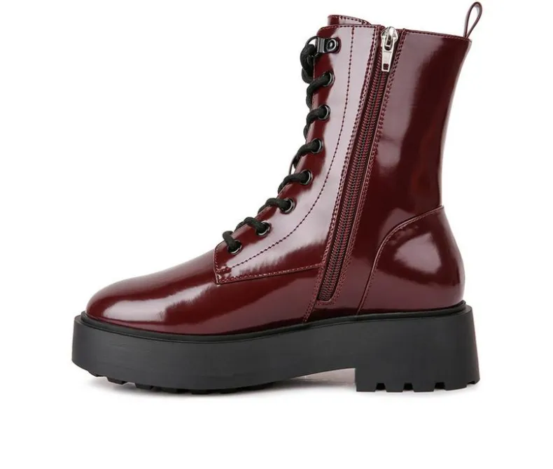 Lace Up>London Rag Women's Molsh Lace Up Booties