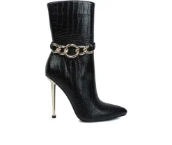 Dress>London Rag Women's Nicole Stiletto Booties