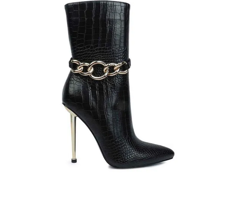 Dress>London Rag Women's Nicole Stiletto Booties