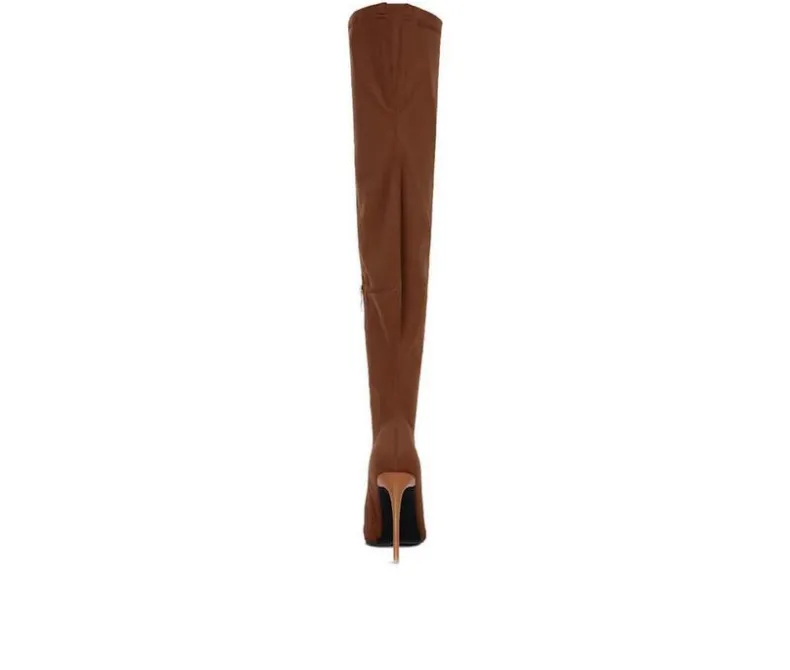 Dress>London Rag Women's No Calm Over The Knee Stiletto Boots