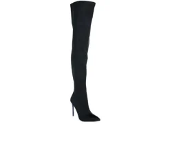 Dress>London Rag Women's No Calm Over The Knee Stiletto Boots