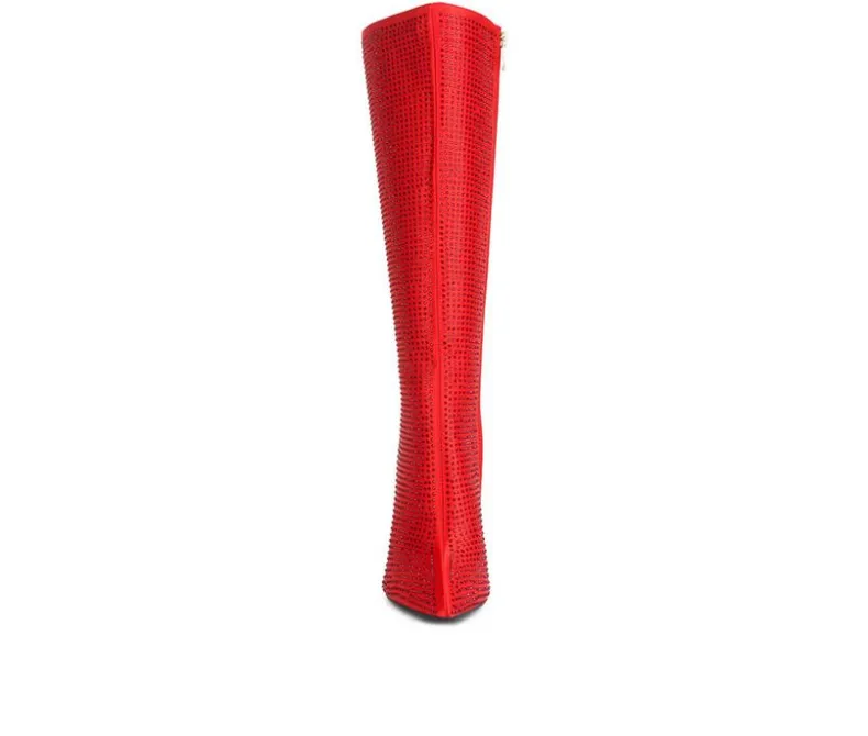 Tall|Dress>London Rag Women's Pipette Knee High Stiletto Boots
