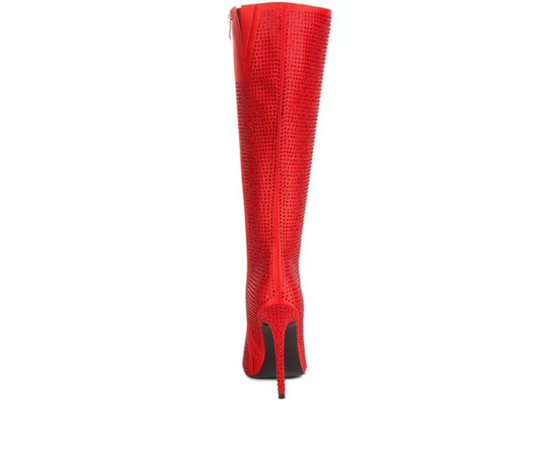 Tall|Dress>London Rag Women's Pipette Knee High Stiletto Boots