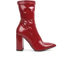 Dress>London Rag Women's Pluto Mid Calf Heeled Booties