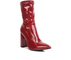 Dress>London Rag Women's Pluto Mid Calf Heeled Booties